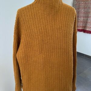 Madewell Mustard Knit Sweater